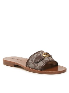 Coach Coach Natikače Ina Jacquard Sandal CI202 Smeđa