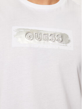 Guess Majica M4BI61 K9RM1 Bela Slim Fit