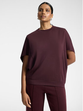 Elena Mirò Elena Mirò Felpa G001E000326N039 Bordeaux Boxy Fit