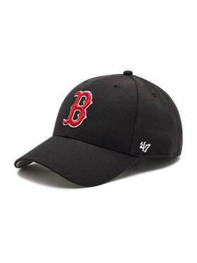 47 Brand 47 Brand Шапка с козирка Boston Red Sox B-MVP02WBV-BKF Черен