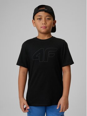 4F 4F T-shirt 4FJRSS26TTSHM3599-20S Nero Regular Fit