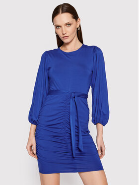 DKNY DKNY Ежедневна рокля DD1KL142 Тъмносин Slim Fit