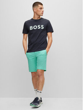 Boss T-shirt 50488793 Tamnoplava Regular Fit