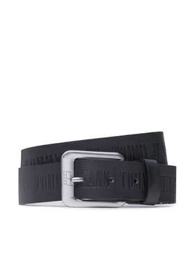 Tommy Jeans Tommy Jeans Herrengürtel Tj Heritage Leather Adj 3.5 AM0AM10908 Schwarz
