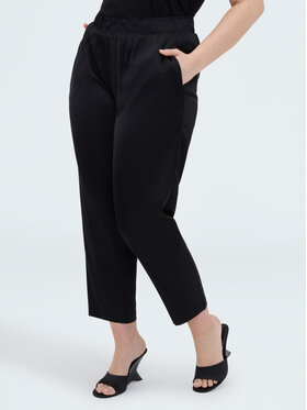 Fiorella Rubino Fiorella Rubino Spodnie materiałowe P037L002387N033 Czarny Regular Fit