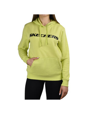 Skechers Skechers Bluza Skechers Heritage Hoodie Zielony Regular Fit