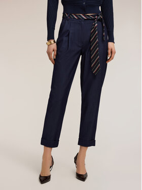 Motivi Motivi Pantaloni di tessuto P03IQ004736N034 Blu Regular Fit