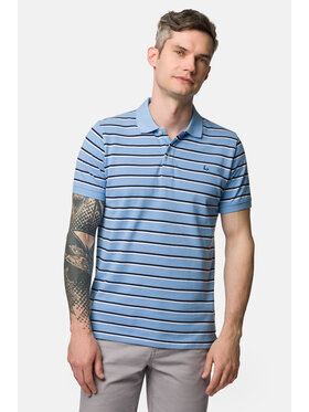 Lancerto Lancerto Polo Logan PO073123000023 Niebieski Regular Fit