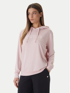 Guess Guess Pulóver O6GQ00 KCQP2 Rózsaszín Regular Fit