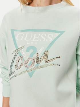 Guess Jopa Icon W4GQ09 KB681 Zelena Relaxed Fit