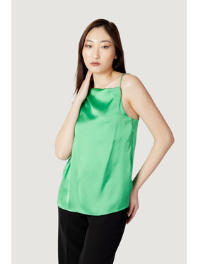 Hanny Deep Hanny Deep T-Shirt TINTA UNITA SATIN Zielony To Fit
