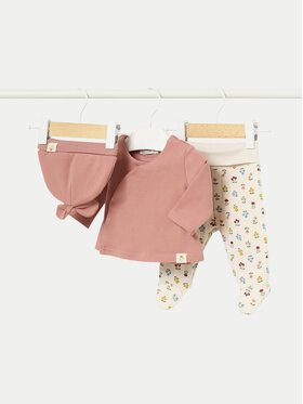 Mayoral Mayoral Set de bluză și pantaloni cu botoșei 2520 Roz Regular Fit
