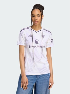 adidas adidas Koszulka techniczna Manchester United 25/26 Away Jersey Biały Regular Fit