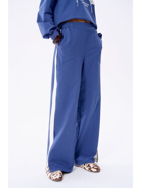 blue shadow blue shadow Spodnie damskie Flow Niebieski Regular Fit