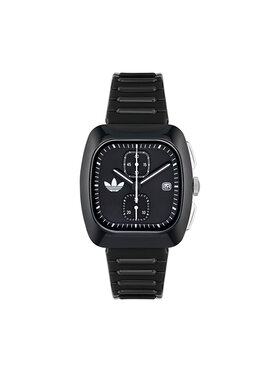 adidas adidas Hodinky Retro Wave Two Chrono AOSY24533 Čierna