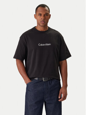 Calvin Klein Calvin Klein Тишърт LV040HM228 Черен Relaxed Fit