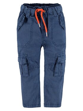 Kanz Kanz Spodnie materiałowe 1633434-3380 Granatowy Basic Fit