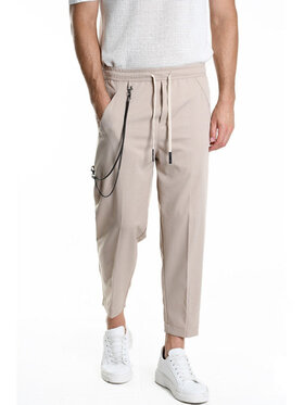 Xagon Xagon Pantaloni di tessuto P25032ZXAG92 Beige Oversize