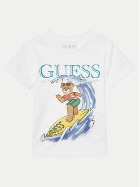 Guess Guess T-shirt N5GI04 K8HM4 Bijela Regular Fit