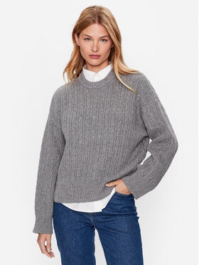 Tommy Hilfiger Tommy Hilfiger Sweater WW0WW39003 Szürke Oversize