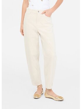 Liu Jo Liu Jo Pantaloni di tessuto MF5332T195A20304 Beige Carrot Fit