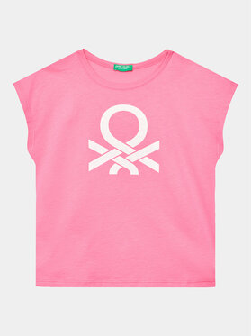United Colors Of Benetton United Colors Of Benetton Футболка 3I1XC10C0 Рожевий Regular Fit