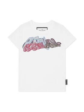 PHILIPP PLEIN PHILIPP PLEIN T-Shirt 27623 Biały Regular Fit