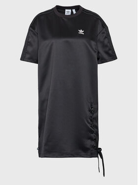 adidas adidas Každodenné šaty Always Original Laced HK5079 Čierna Relaxed Fit