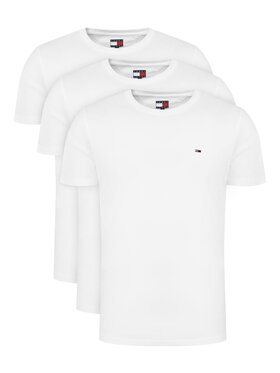 Tommy Jeans Tommy Jeans Комплект тениски DM0DM21579 Бял Slim Fit