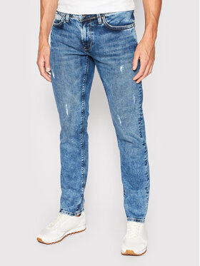Pepe Jeans Pepe Jeans Jeansy Hatch PM206322 Granatowy Slim Fit