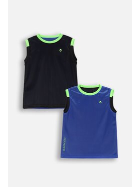 Lemon Explore Lemon Explore T-Shirt WL6143301ACB-014 Niebieski Regular Fit