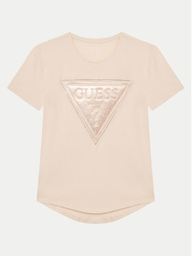Guess Guess T-Shirt J5GI15 K6YW4 Růžová Regular Fit