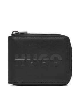 HUGO HUGO Голям мъжки портфейл 50548751 Черен