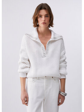 Liu Jo Liu Jo Maglione WA6023MA77R10701 Bianco Regular Fit