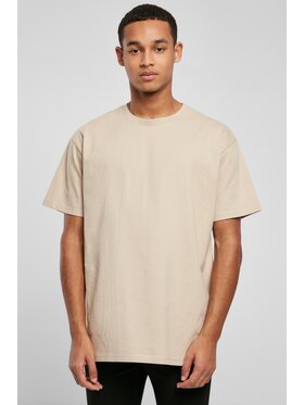 TeeShoppen TeeShoppen T-Shirt 'Oversized Collection' Beżowy Oversize