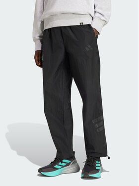 adidas adidas Spodnie materiałowe 163021 Czarny Loose Fit
