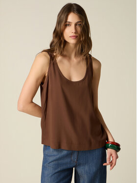 Oltre Oltre Blusa 2059J000830N032 Marrone Regular Fit