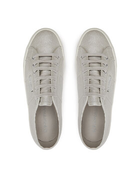 Superga Tenis Superge Platform Pearl Matte Canv 2740 S21362W Siva