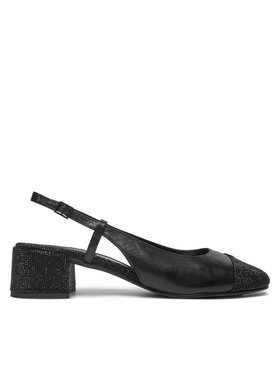 Tory Burch Tory Burch Обувки на ток Cap-Toe Pave Singback Pump 160256 Черен
