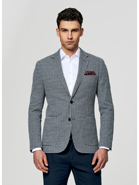 Pako Lorente Pako Lorente Marynarka P26SF-3X-018 Granatowy Slim Fit