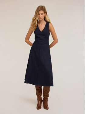 Motivi Motivi Vestito da giorno 7211Q003327N034 Blu Flared Fit