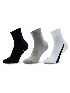 Puma Puma Sada 3 párů vysokých ponožek unisex Unisex Lifestyle Quarter 3P 907952 Bílá