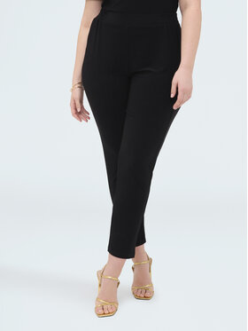 Fiorella Rubino Fiorella Rubino Spodnie materiałowe P824L002350N033 Czarny Regular Fit