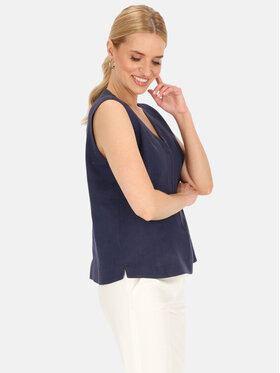 Gerry Weber Gerry Weber Bluzka 560060-31471 Granatowy Regular Fit
