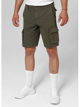 PITBULL PITBULL Szorty materiałowe Jackal Zielony Regular Fit