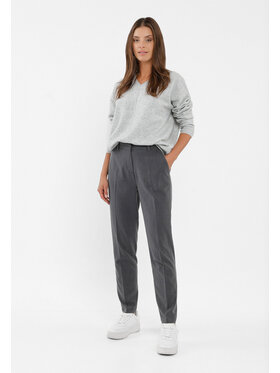 Volcano Volcano Sweter S-SIMONA Szary Regular Fit