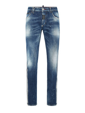 PHILIPP PLEIN PHILIPP PLEIN Jeansy 21677 Světle modrá Straight Leg
