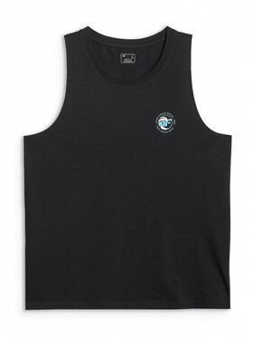 4F 4F Tank top SUMMER CODE Czarny Regular Fit