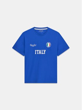 Guess Guess T-Shirt 183094 Modrá Classic Fit