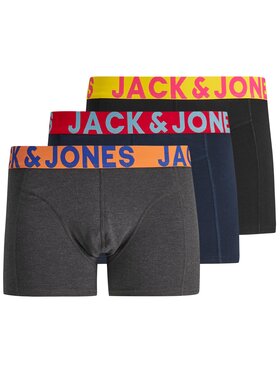 Jack&Jones Jack&Jones Komplet 3 par bokserek Crazy Solid 12151349 Kolorowy